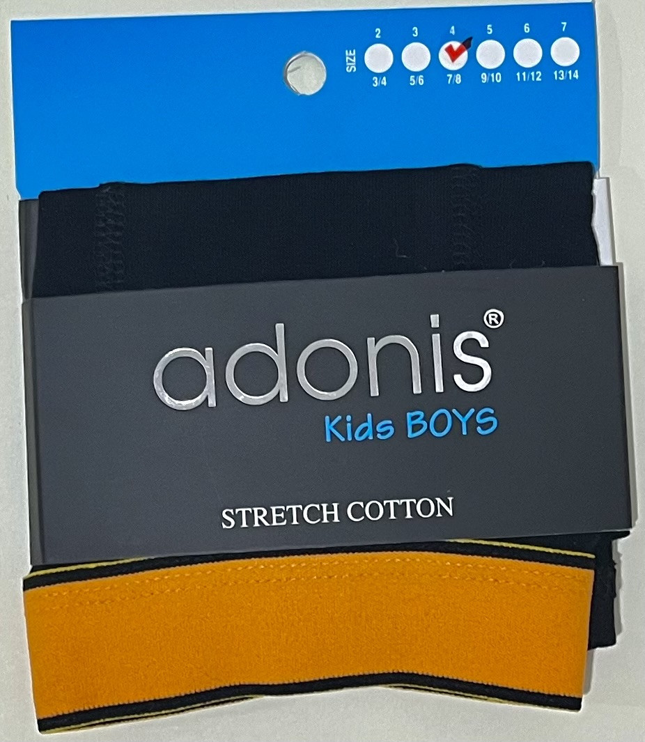 ADONIS KIDS BOXER BASIC COLOR